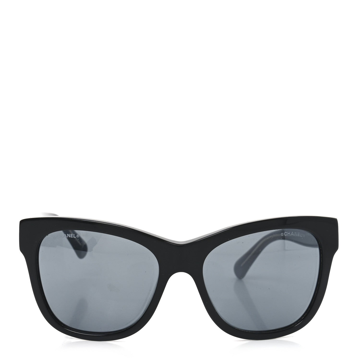 Acetate Square CC Sunglasses 5380 Black