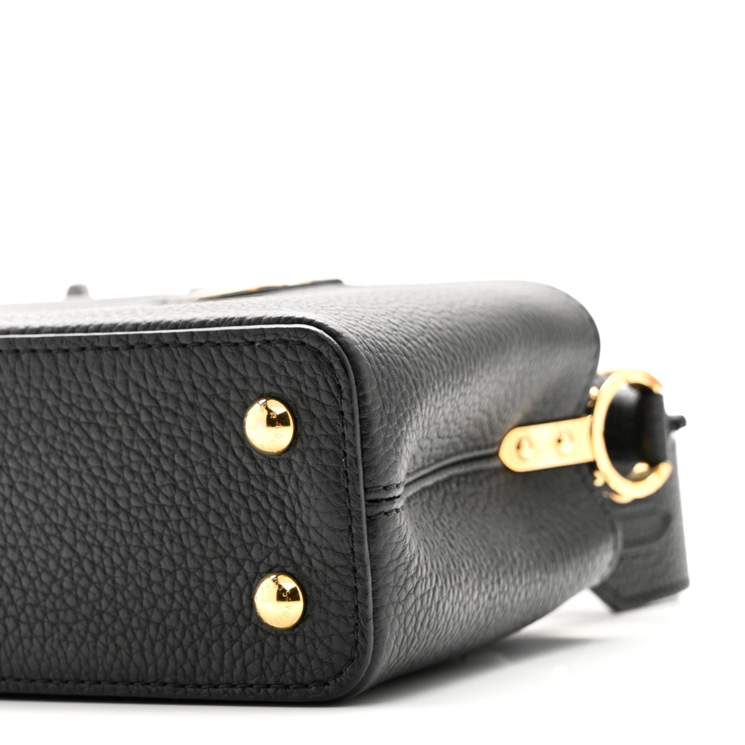 Louis Vuitton Taurillon Mini Capucines Black