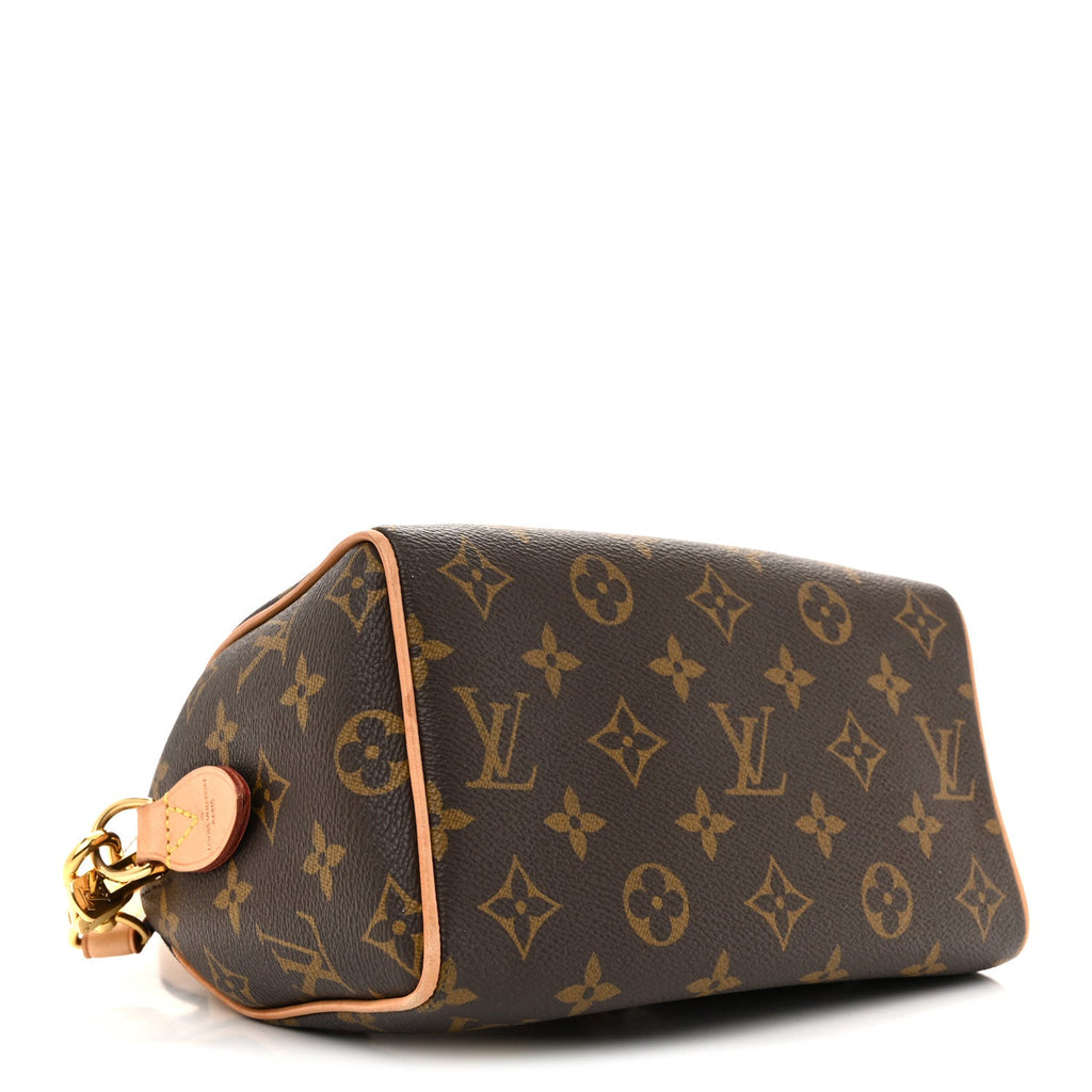 Louis Vuitton Monogram Speedy Bandouliere 20 Black