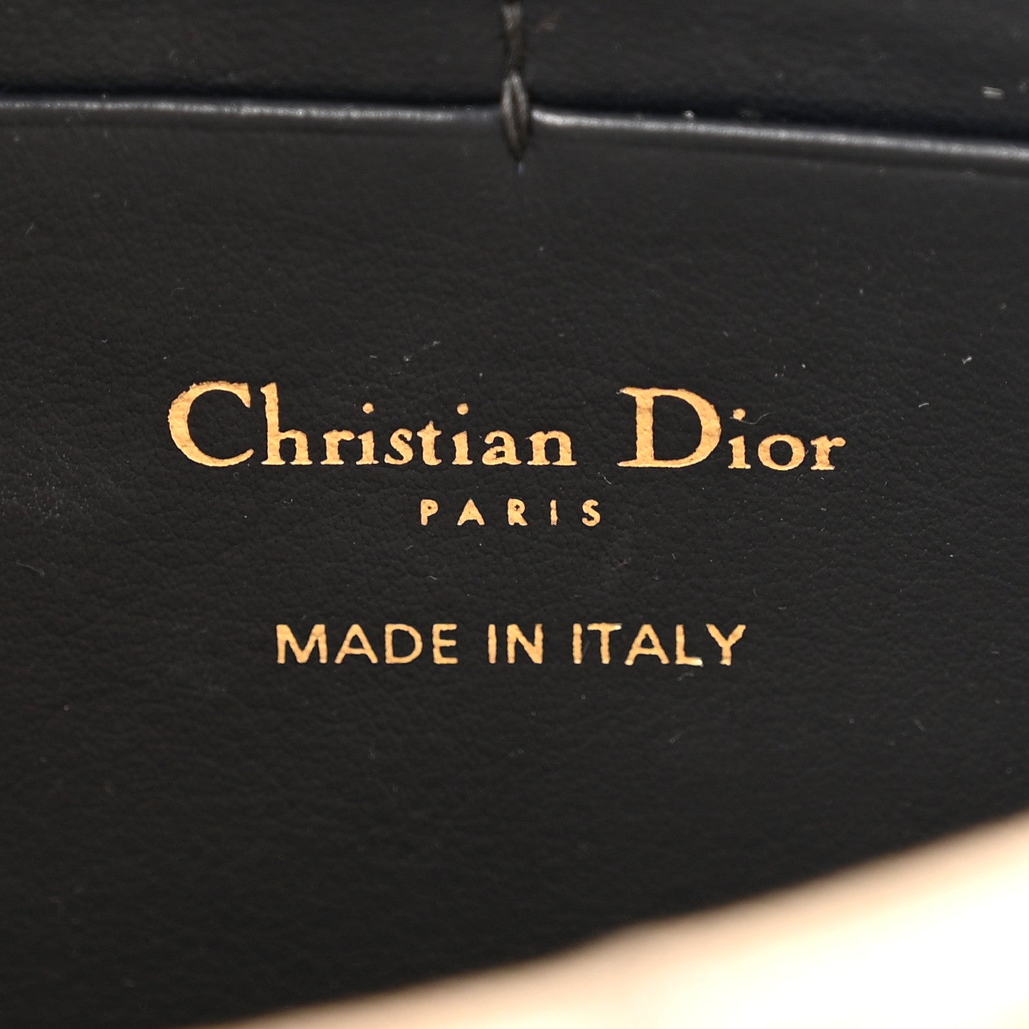 Christian Dior Oblique Saddle Chain Pouch Blue