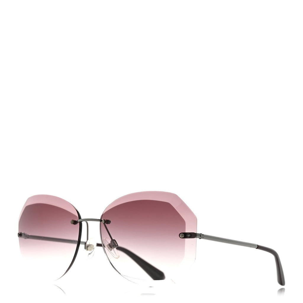 Metal Spring Round Sunglasses 4220 Pink