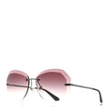 Metal Spring Round Sunglasses 4220 Pink