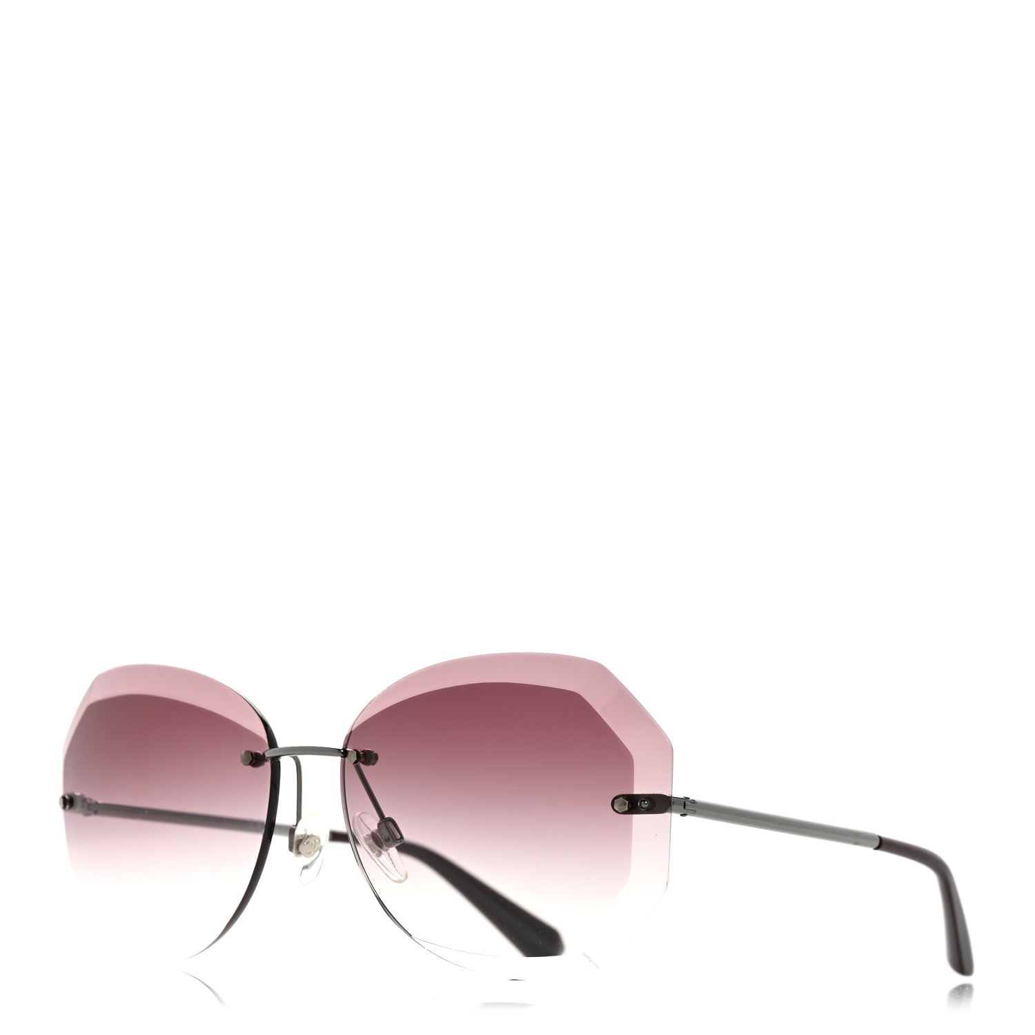 Metal Spring Round Sunglasses 4220 Pink