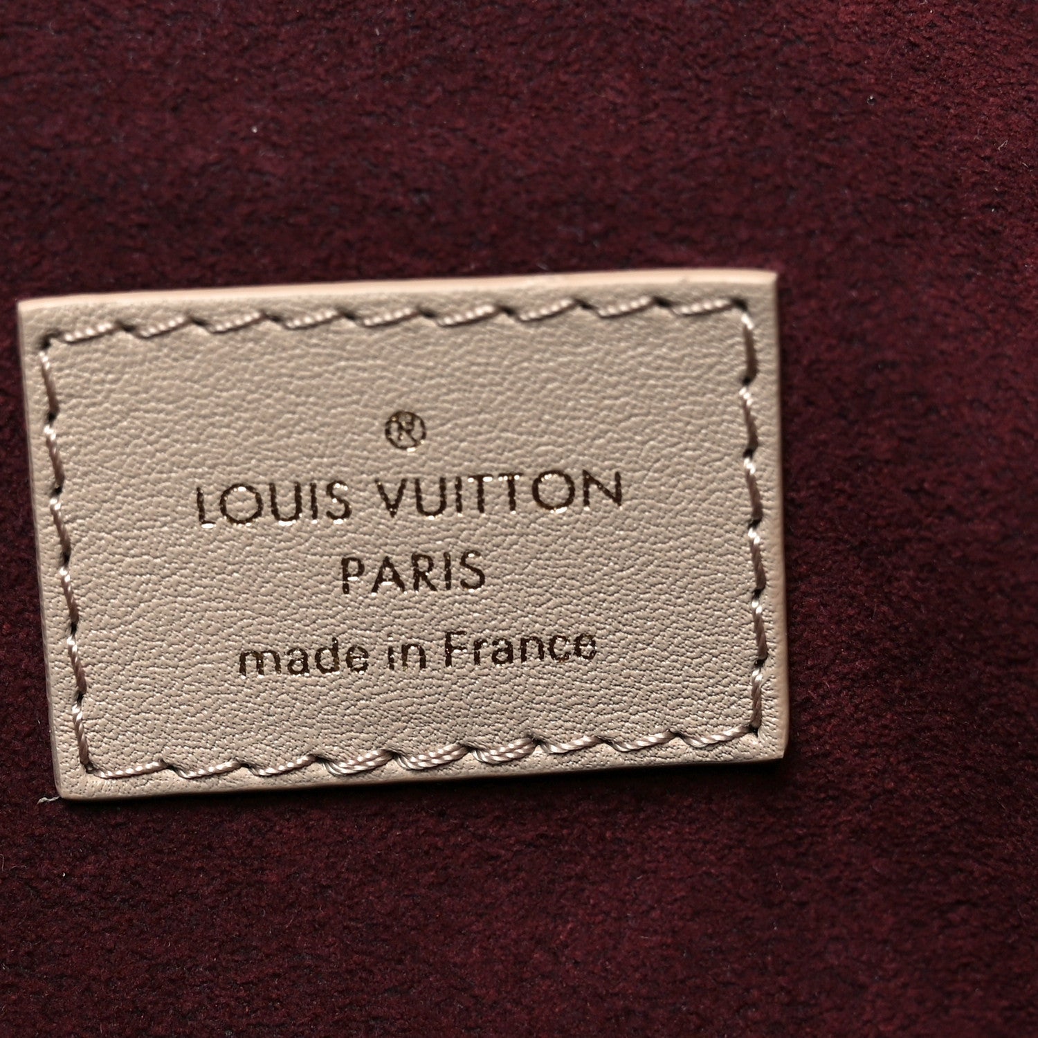 Louis Vuitton Lambskin Embossed Monogram Coussin Hobo MM Galet