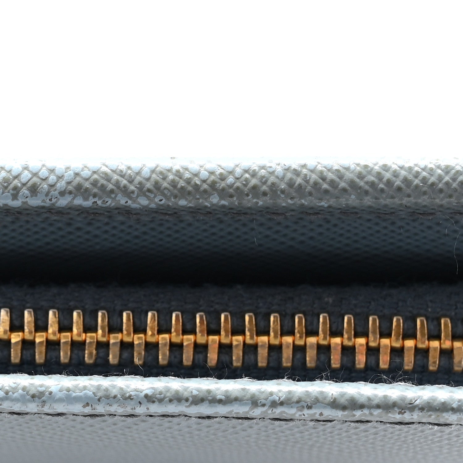 Prada Saffiano Metal Continental Wallet Astrale