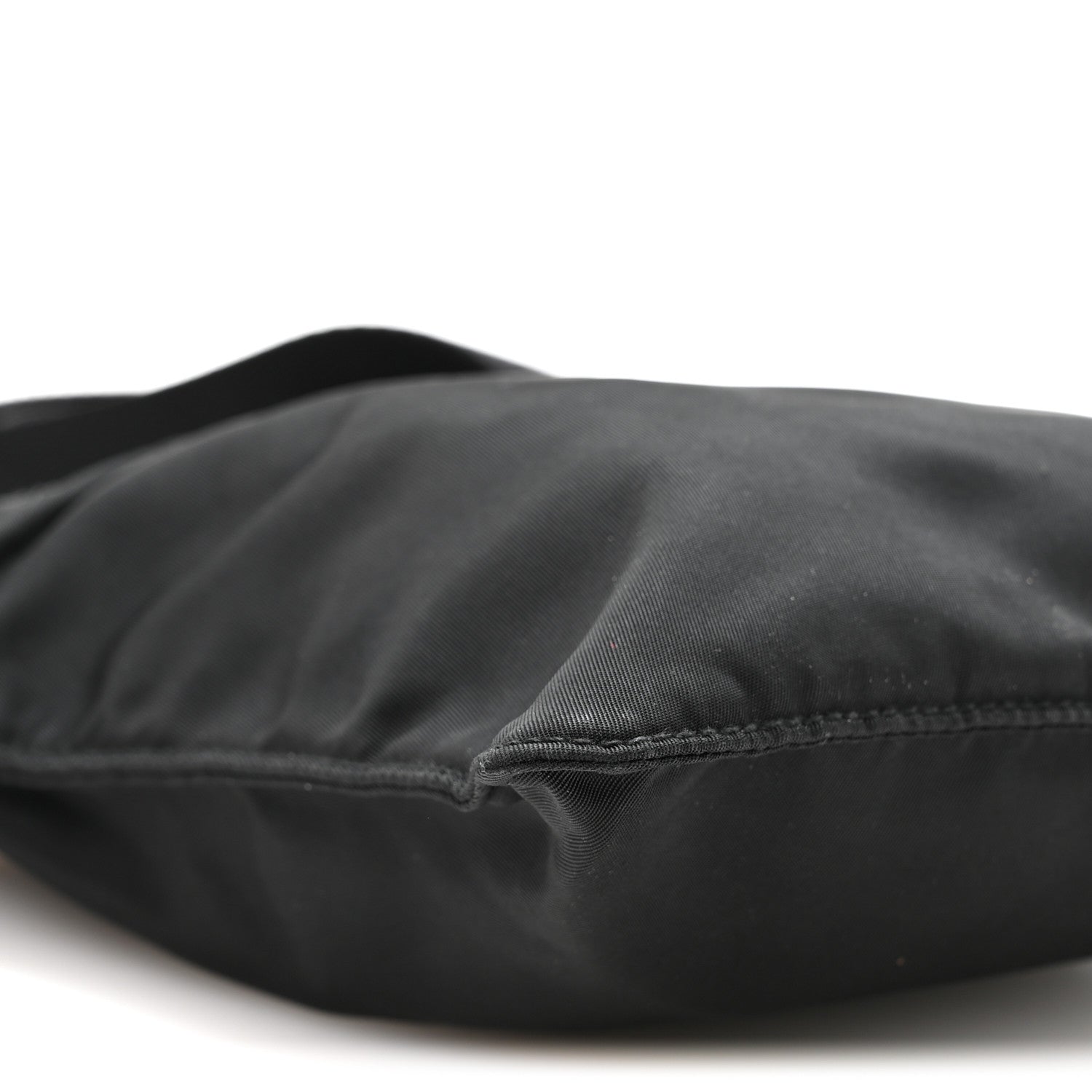 Prada Nylon Small Flat Messenger Bag Black
