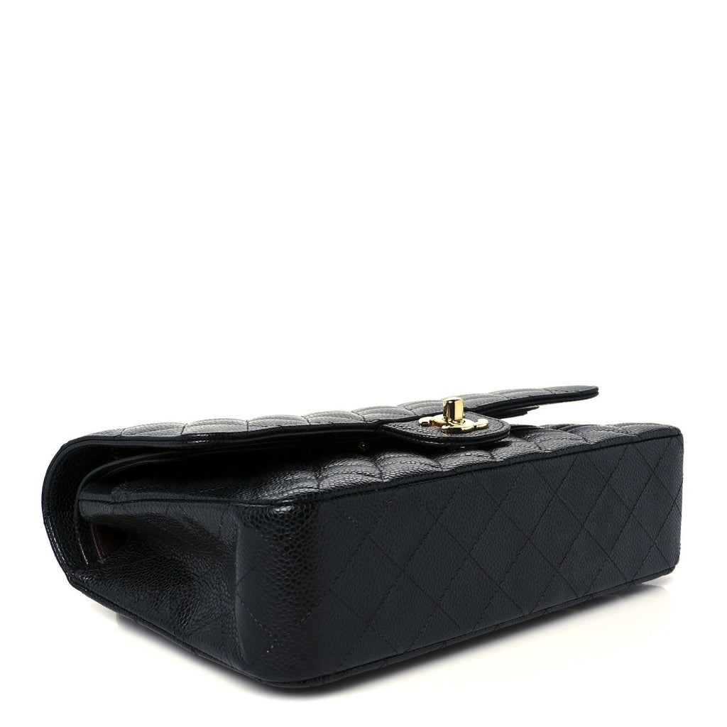 Chanel Caviar Quilted Medium Double Flap Black