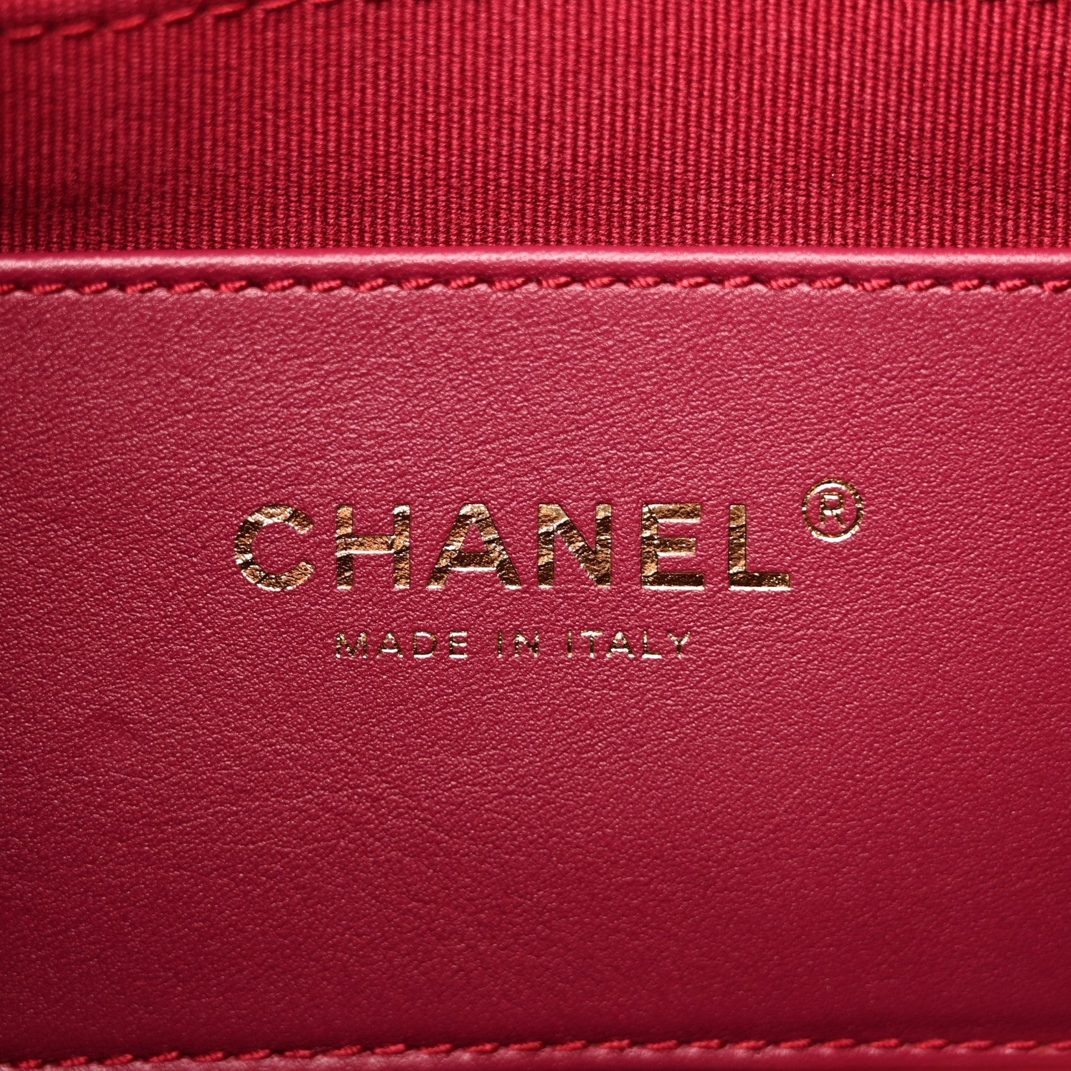 Chanel Lambskin Quilted Double Pocket Drawstring Backpack Black