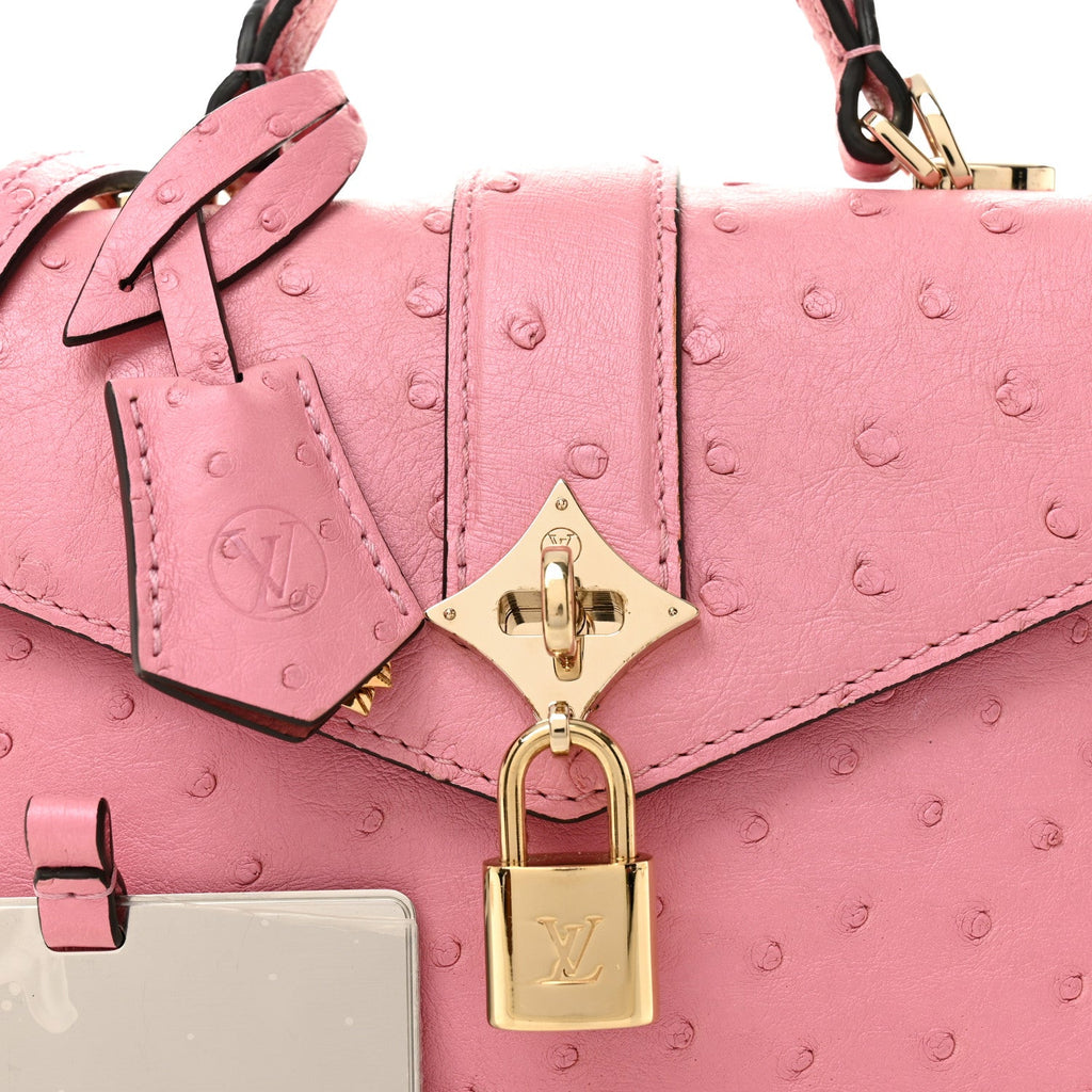 Louis Vuitton Ostrich Rose Des Vents Mini Pink