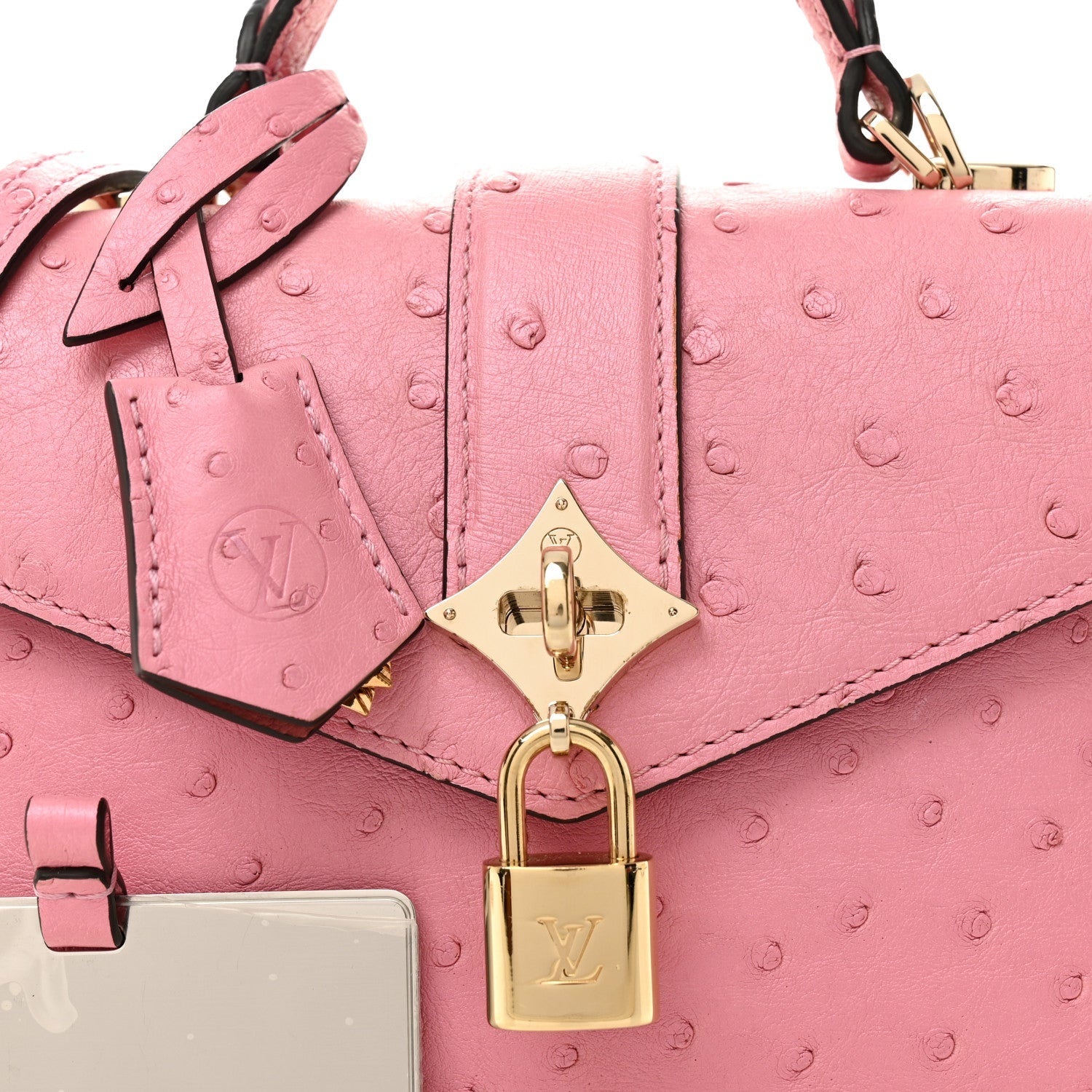 Louis Vuitton Ostrich Rose Des Vents Mini Pink