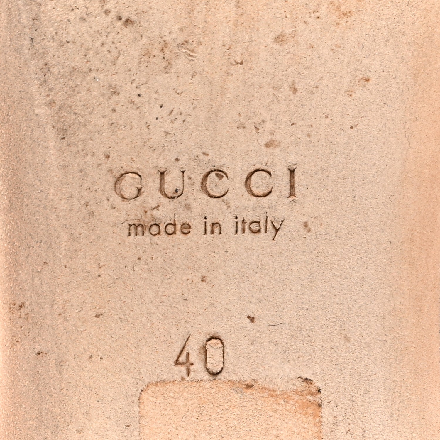 Gucci GG Monogram Horsebit Ballet Flats 40 Rosso Ancora