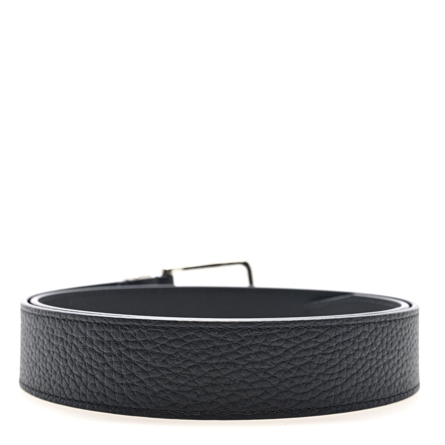 Louis Vuitton Taurillon 35mm Pont Neuf Belt 85 34 Black