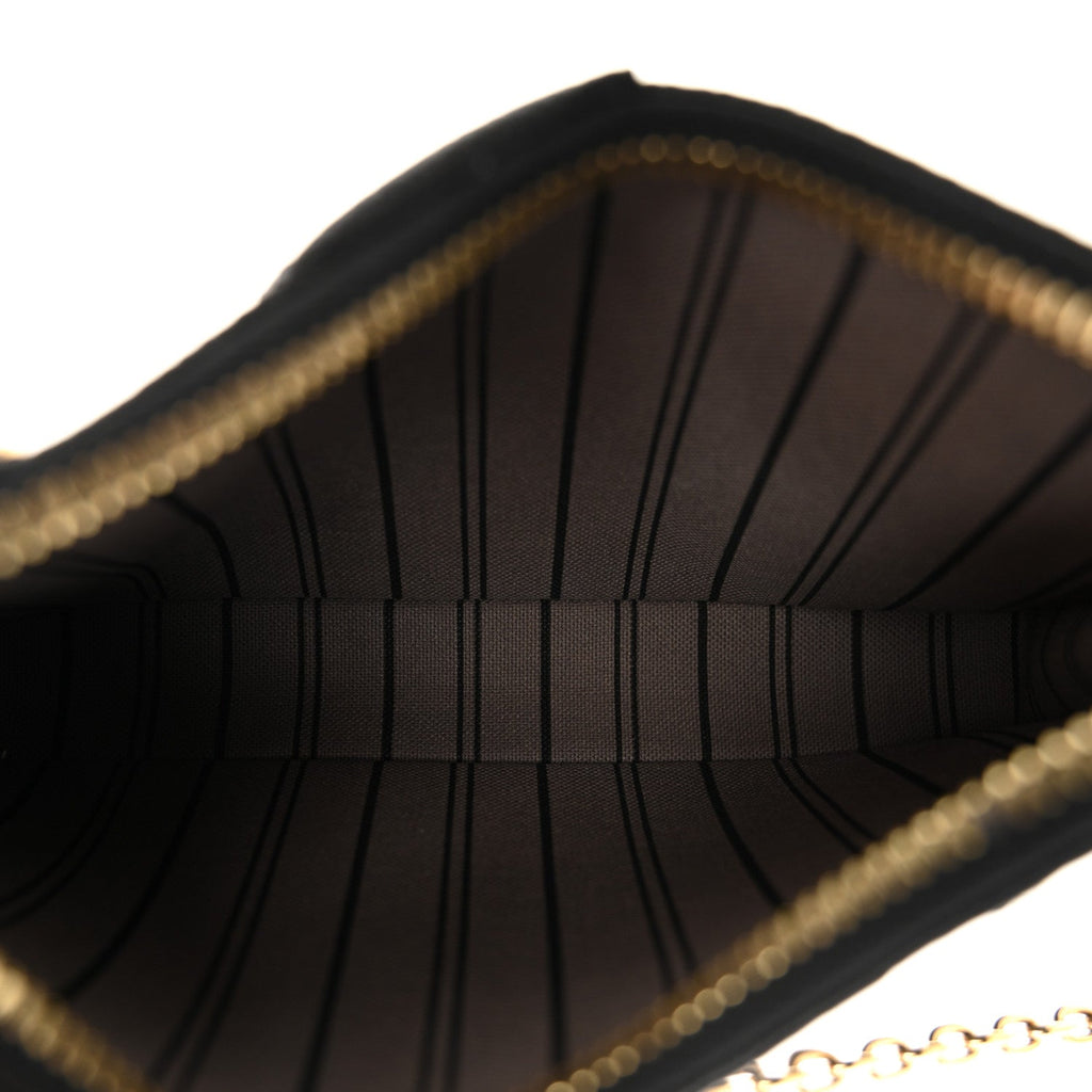 Louis Vuitton Empreinte Easy Pouch On Strap Black