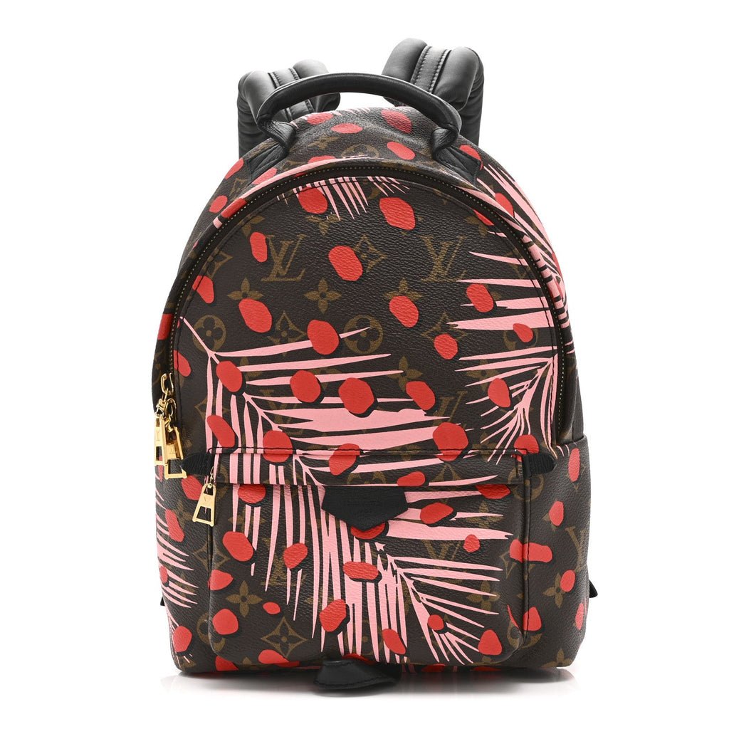 Louis Vuitton Monogram Jungle Dots Palm Springs Backpack PM Sugar Pink Poppy