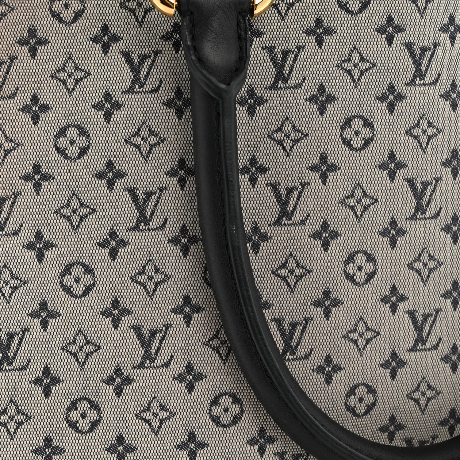 Louis Vuitton Mini Monogram Alma Haut Tote Blue