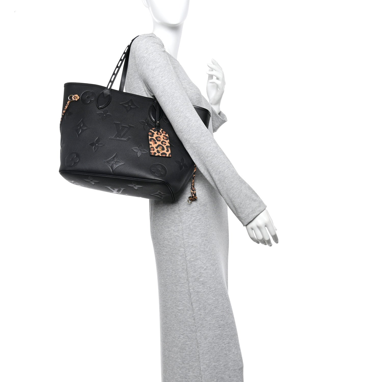 Louis Vuitton Empreinte Monogram Giant Wild at Heart Neverfull MM Black