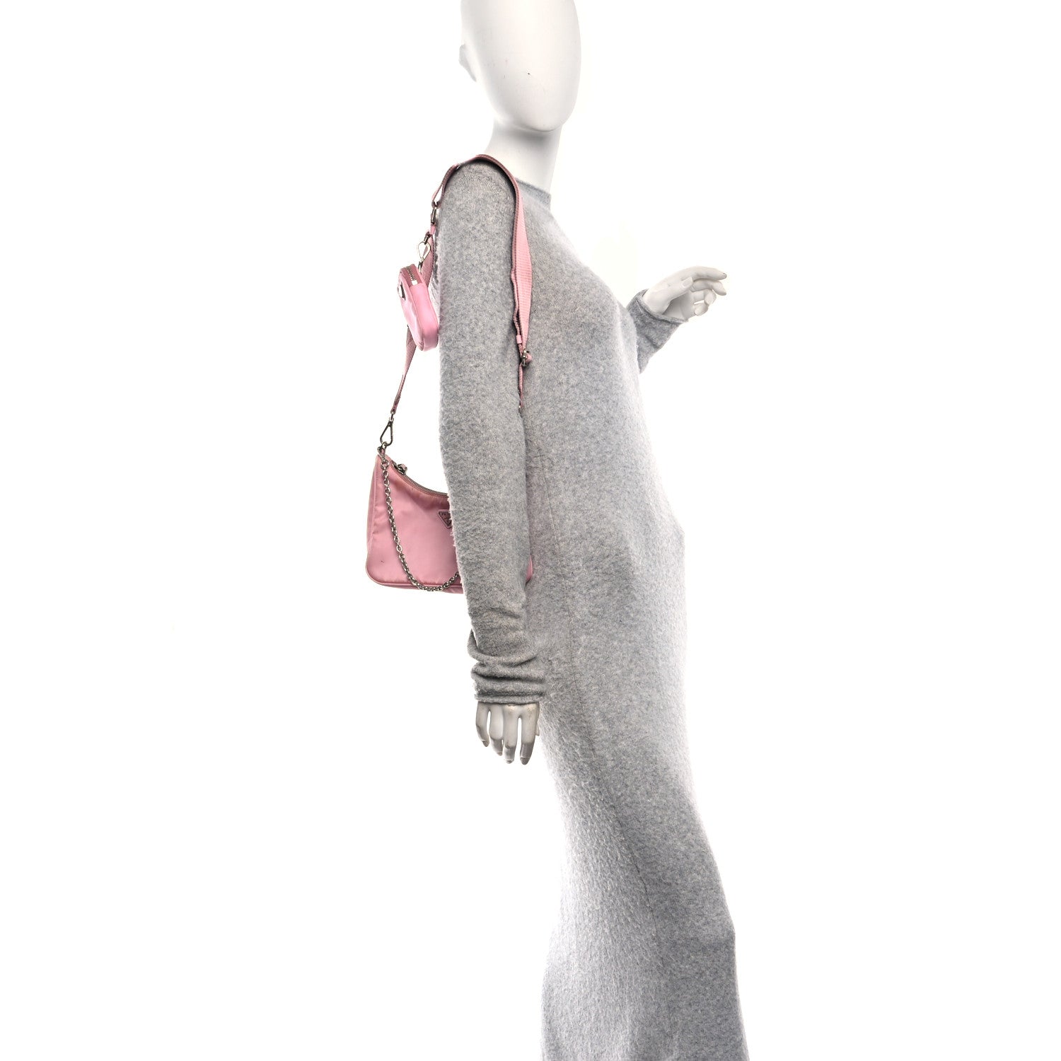 Prada Nylon Re-Edition 2005 Shoulder Bag Rosa