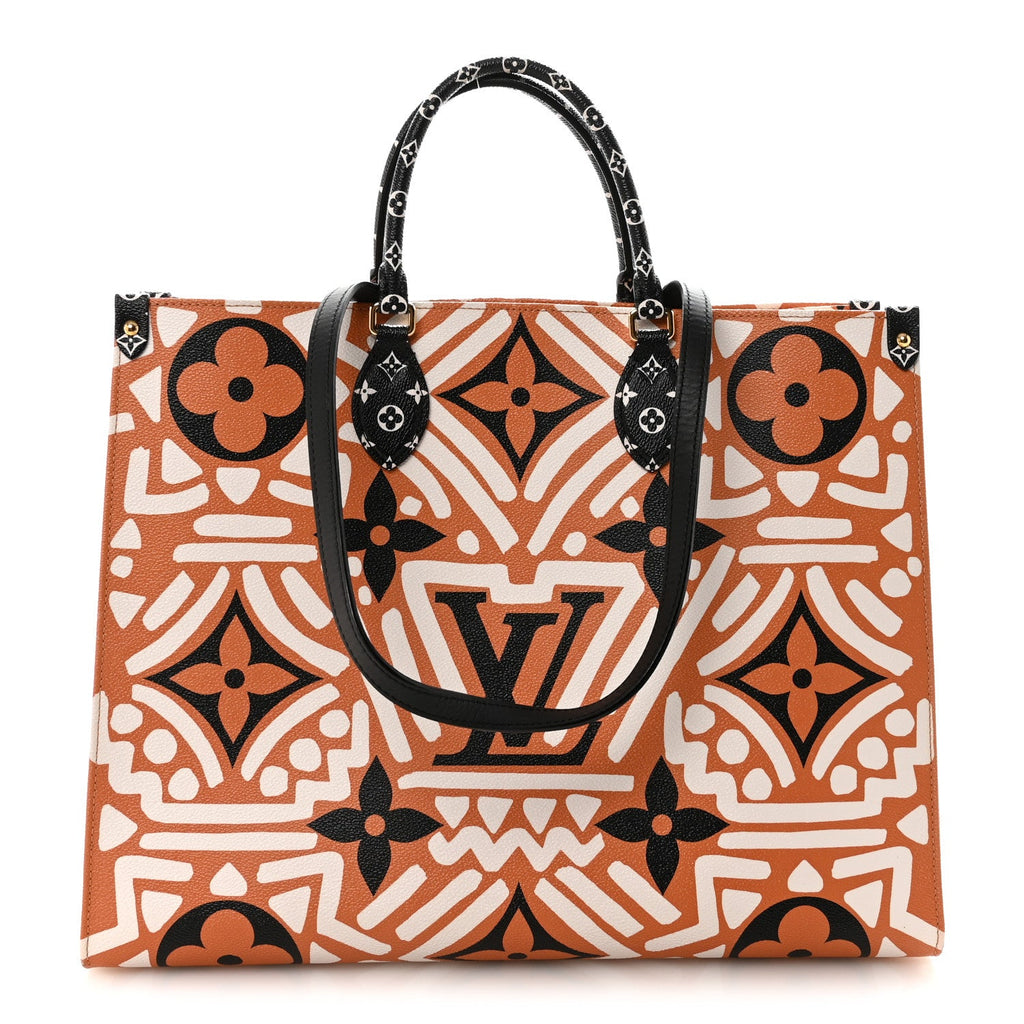 Louis Vuitton Monogram Giant Crafty Onthego GM Crème Caramel