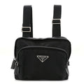 Prada Tessuto Nylon Montagna Harness Bag Black