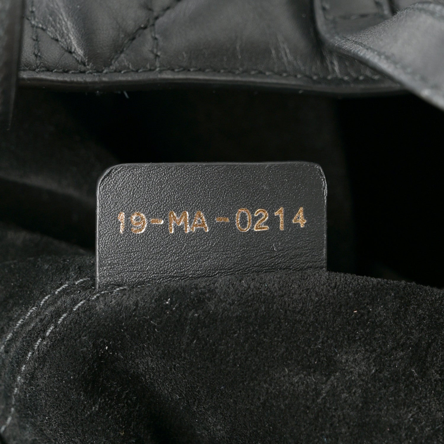 Christian Dior Calfskin Macrocannage Large Toujours Black