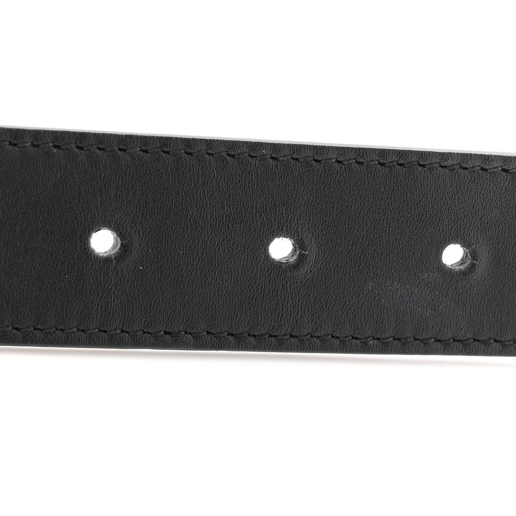 Gucci Calfskin Double G 30mm Belt 80 32 Black