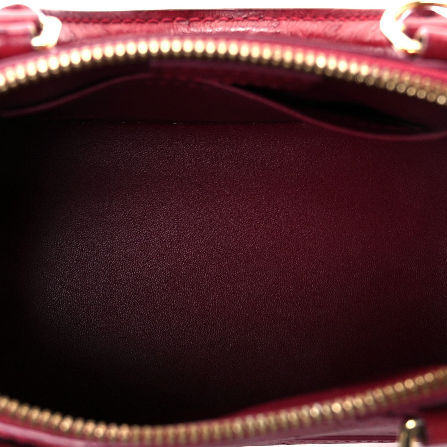 Louis Vuitton Ostrich Alma BB Red