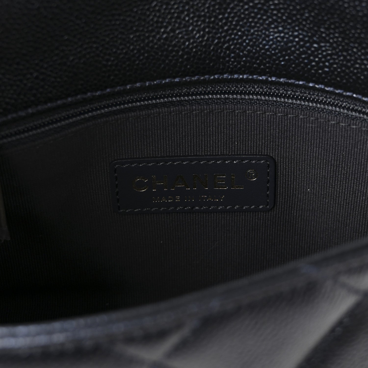 Chanel Iridescent Caviar Quilted Mini My Perfect Flap Black