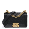 Chanel Caviar Quilted Small Boy Flap Black
