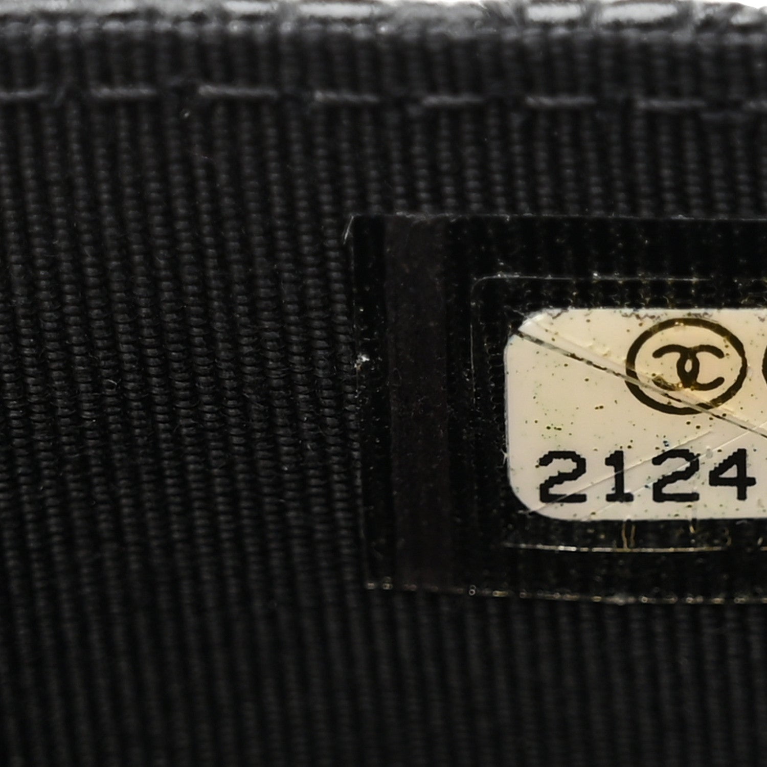 Caviar Quilted Flap Card Holder Black