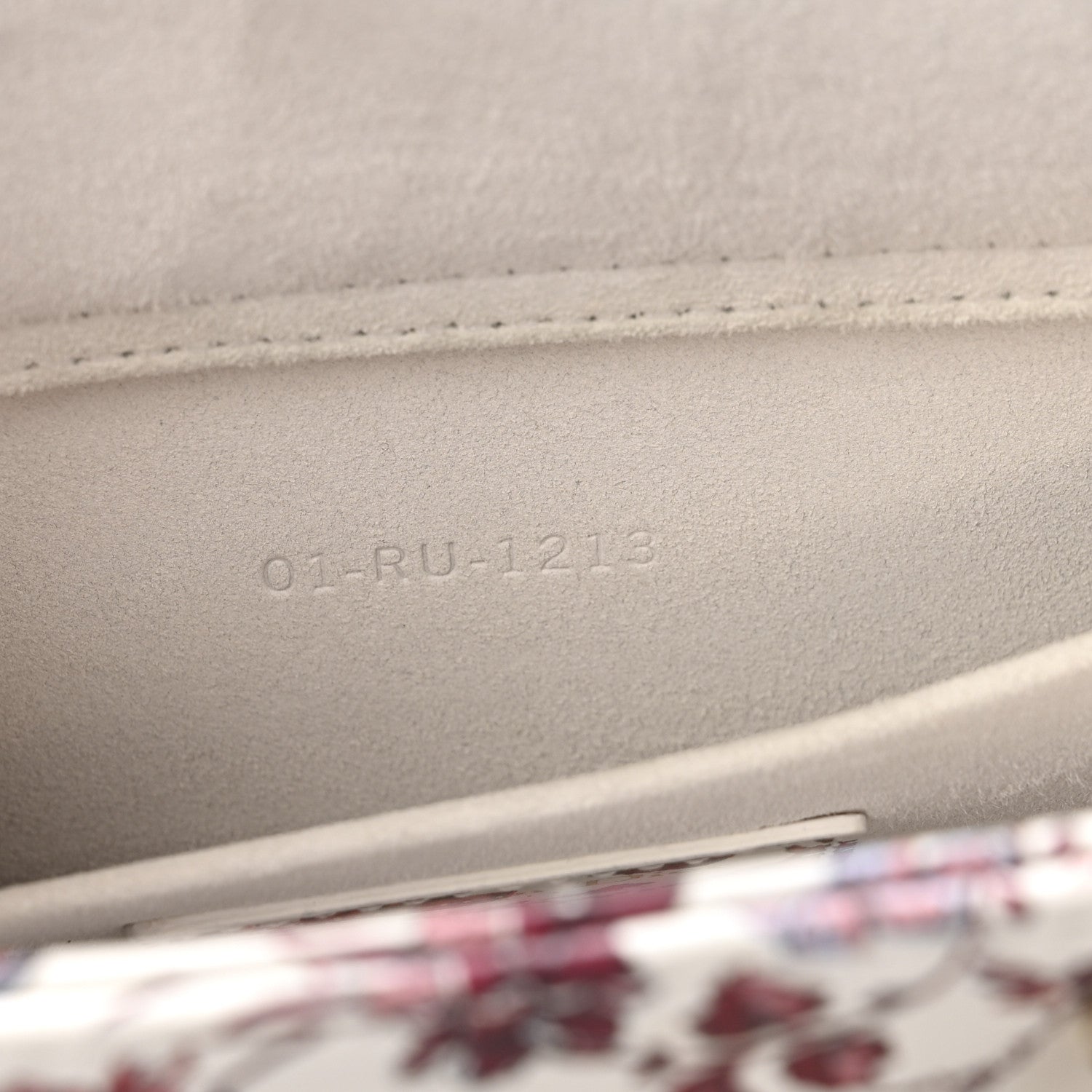 Christian Dior Calfskin Le Coeur Des Papillons Small Lady D-Joy White