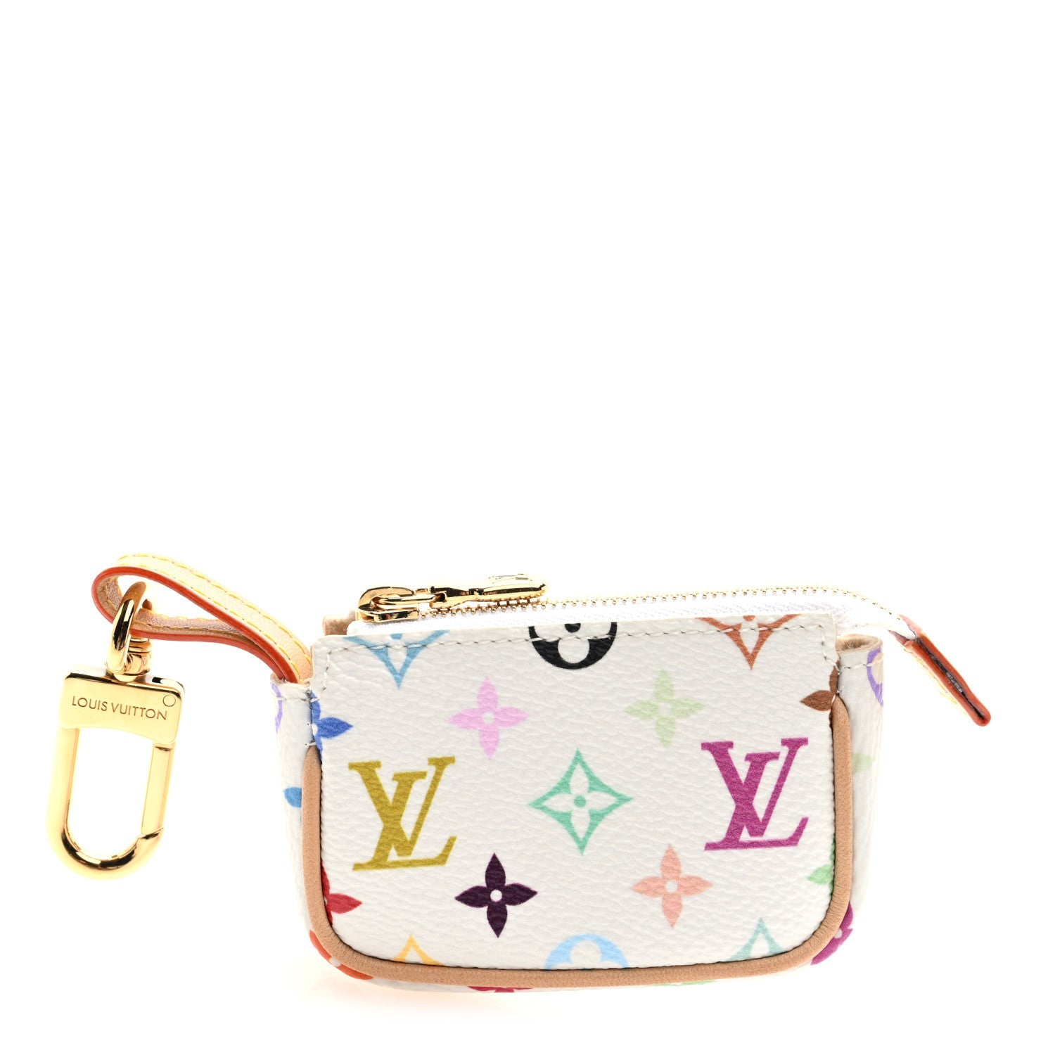 Louis Vuitton LV x TM Monogram Multicolor Micro Pochette White
