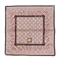 Louis Vuitton Cotton Monogram New Denim Square Scarf Cherry
