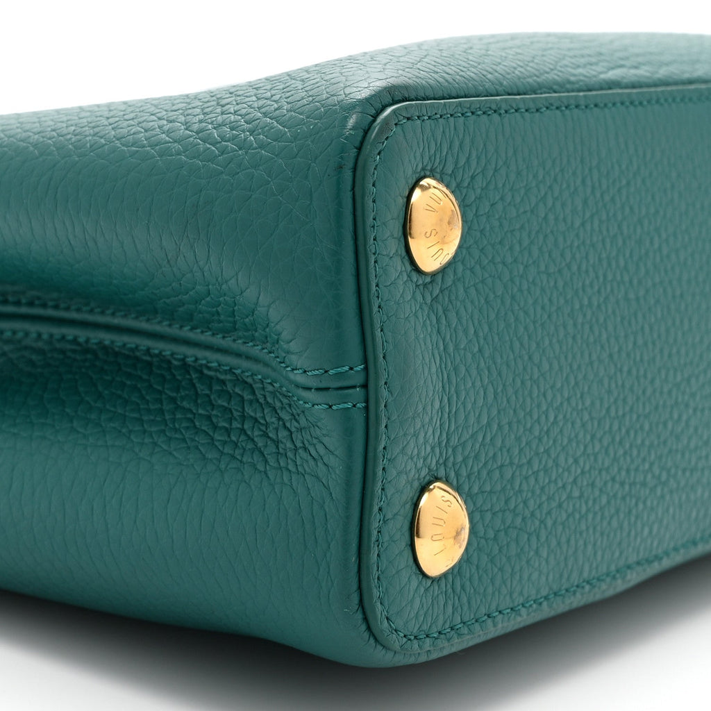 Louis Vuitton Taurillon Capucines BB Green