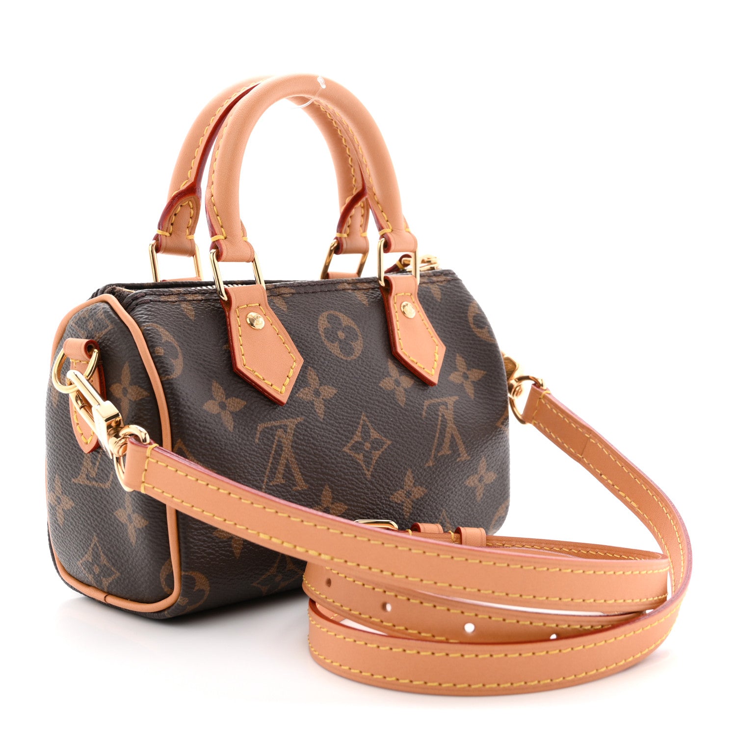 Louis Vuitton Monogram Nano Speedy Bandouliere
