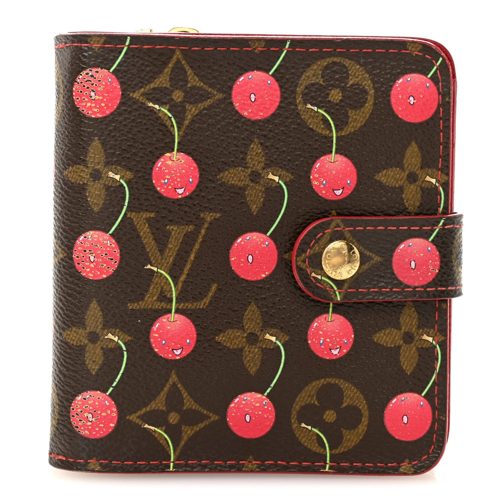 Louis Vuitton Monogram Cerises Compact Zippe Wallet