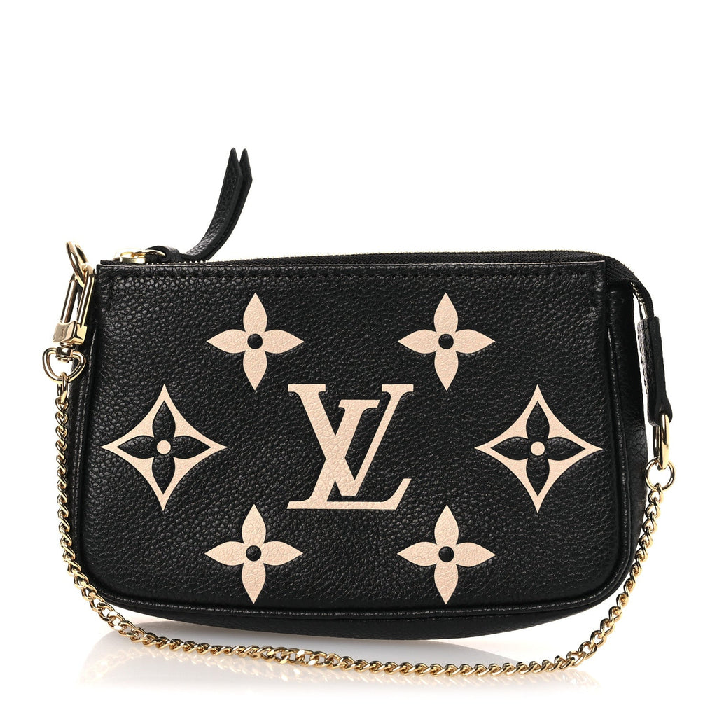 Louis Vuitton Empreinte Monogram Giant Mini Pochette Accessories Black