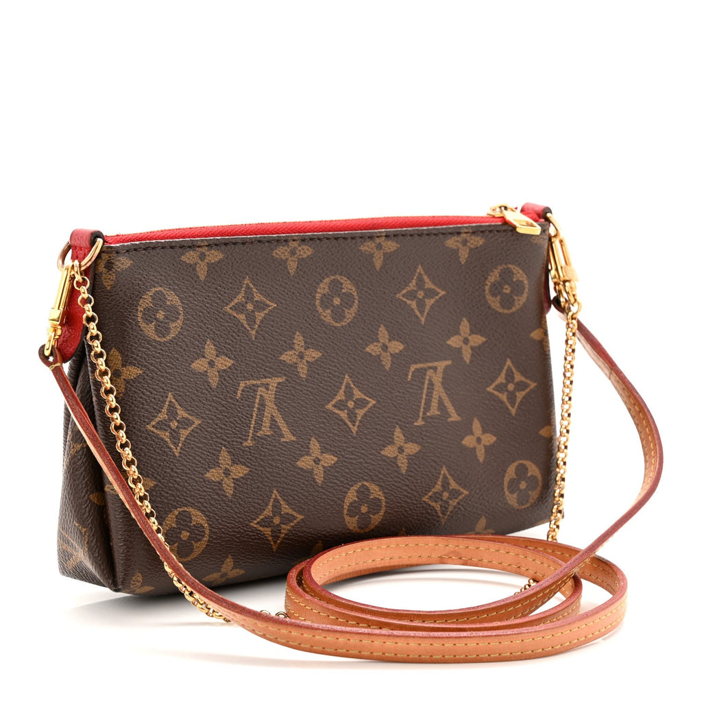 Louis Vuitton Monogram Pallas Clutch Cherry
