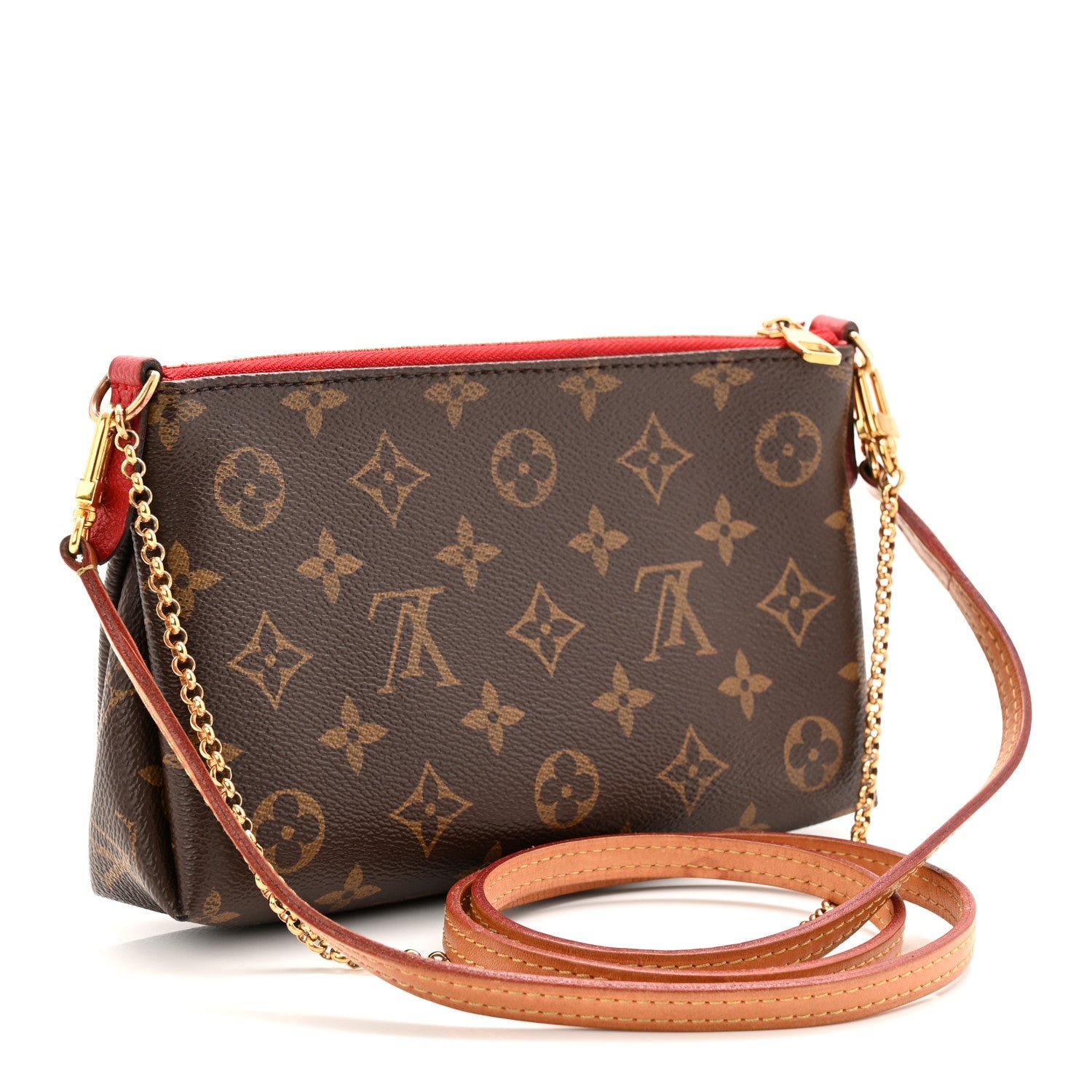 Louis Vuitton Monogram Pallas Clutch Cherry