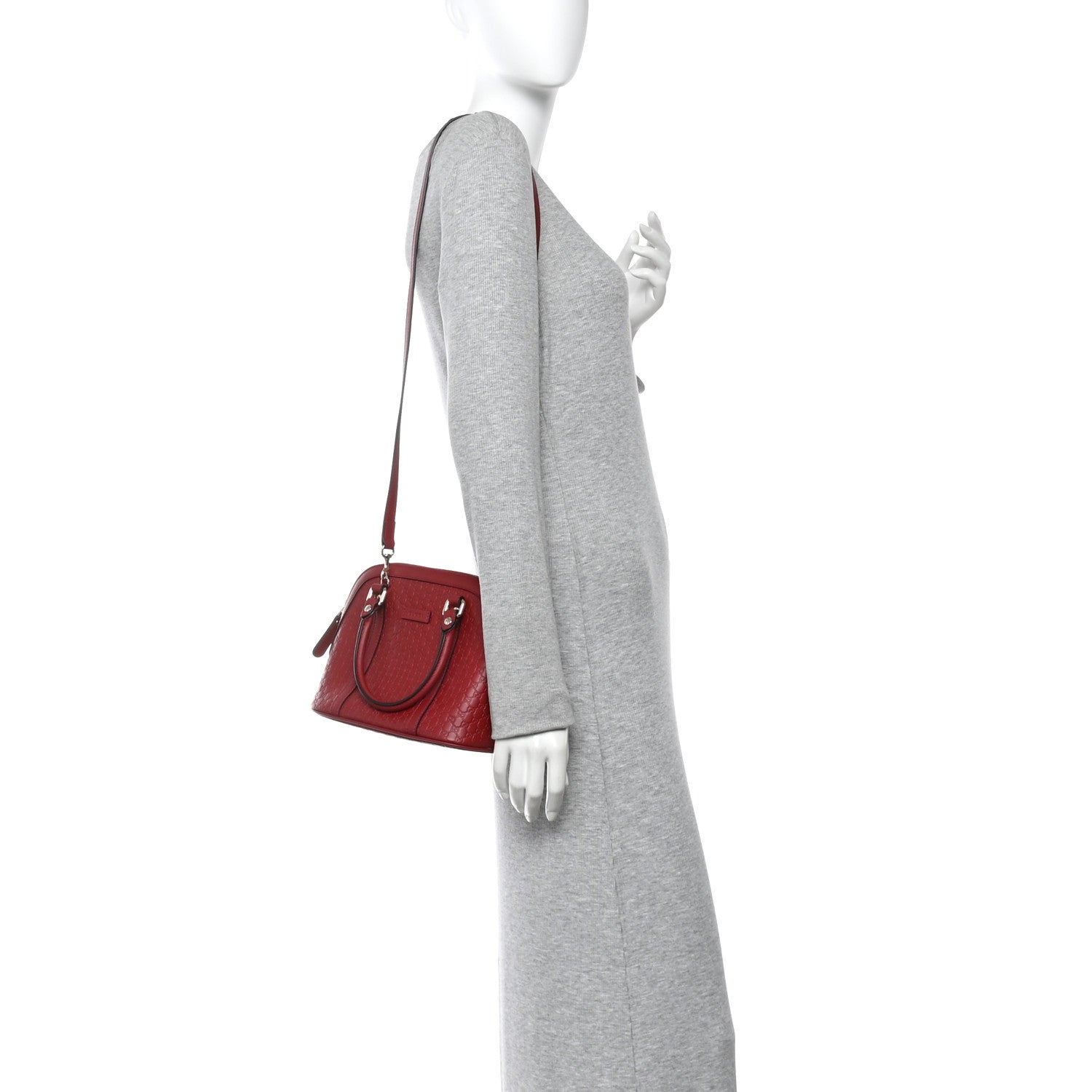 Gucci Soft Microguccissima Mini Dome Bag Rosso