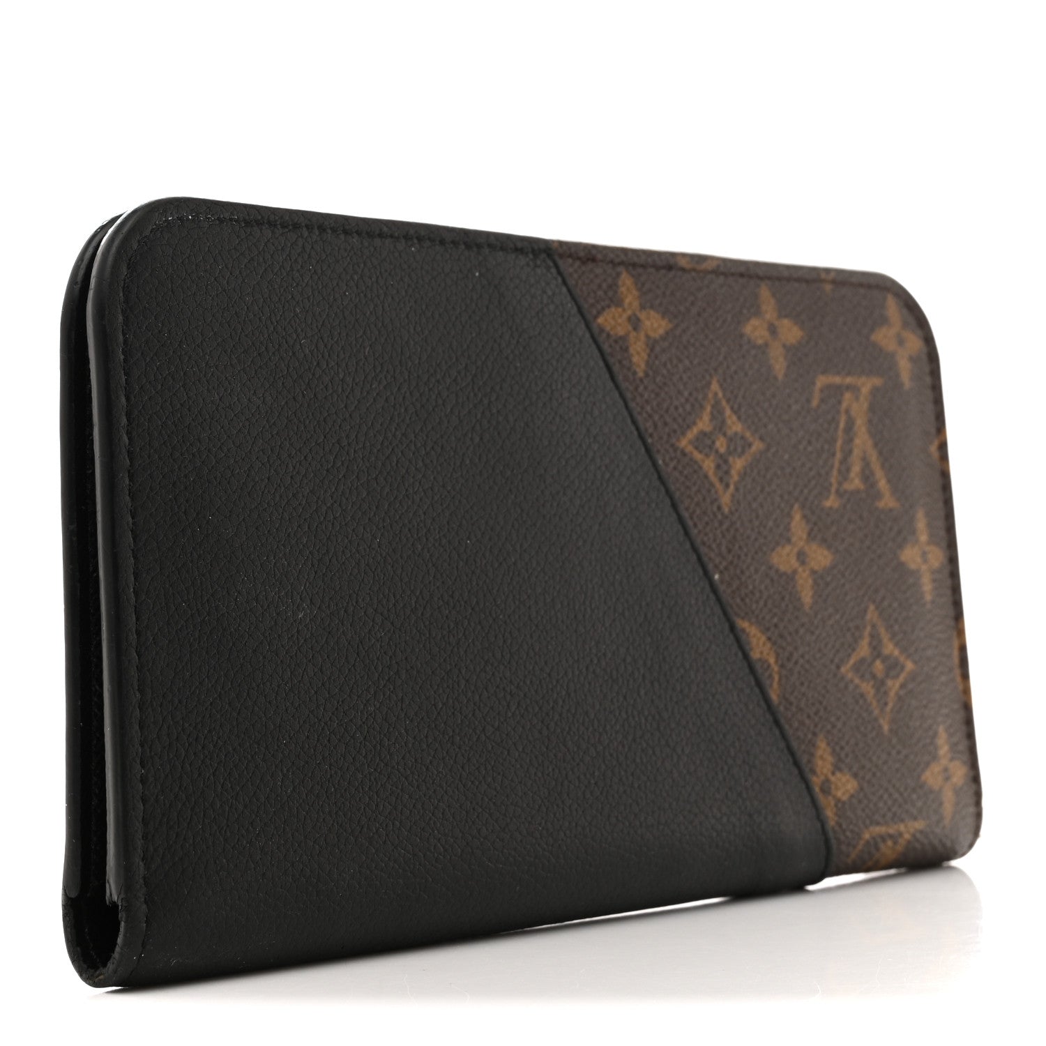 Louis Vuitton Monogram Calfskin Kimono Wallet Black