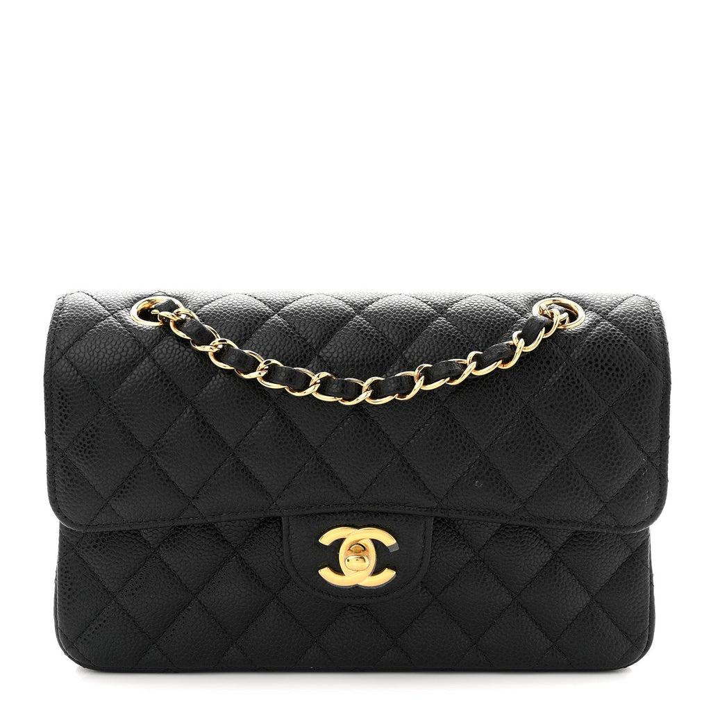 Chanel Caviar Quilted Small Double Flap Black
