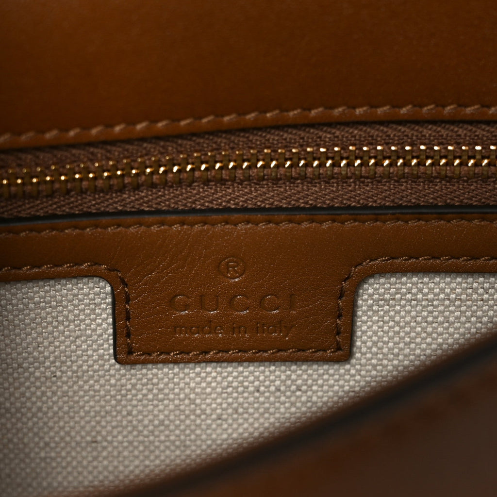 Gucci Suede Calfskin Blondie Medium Shoulder Bag Light Brown