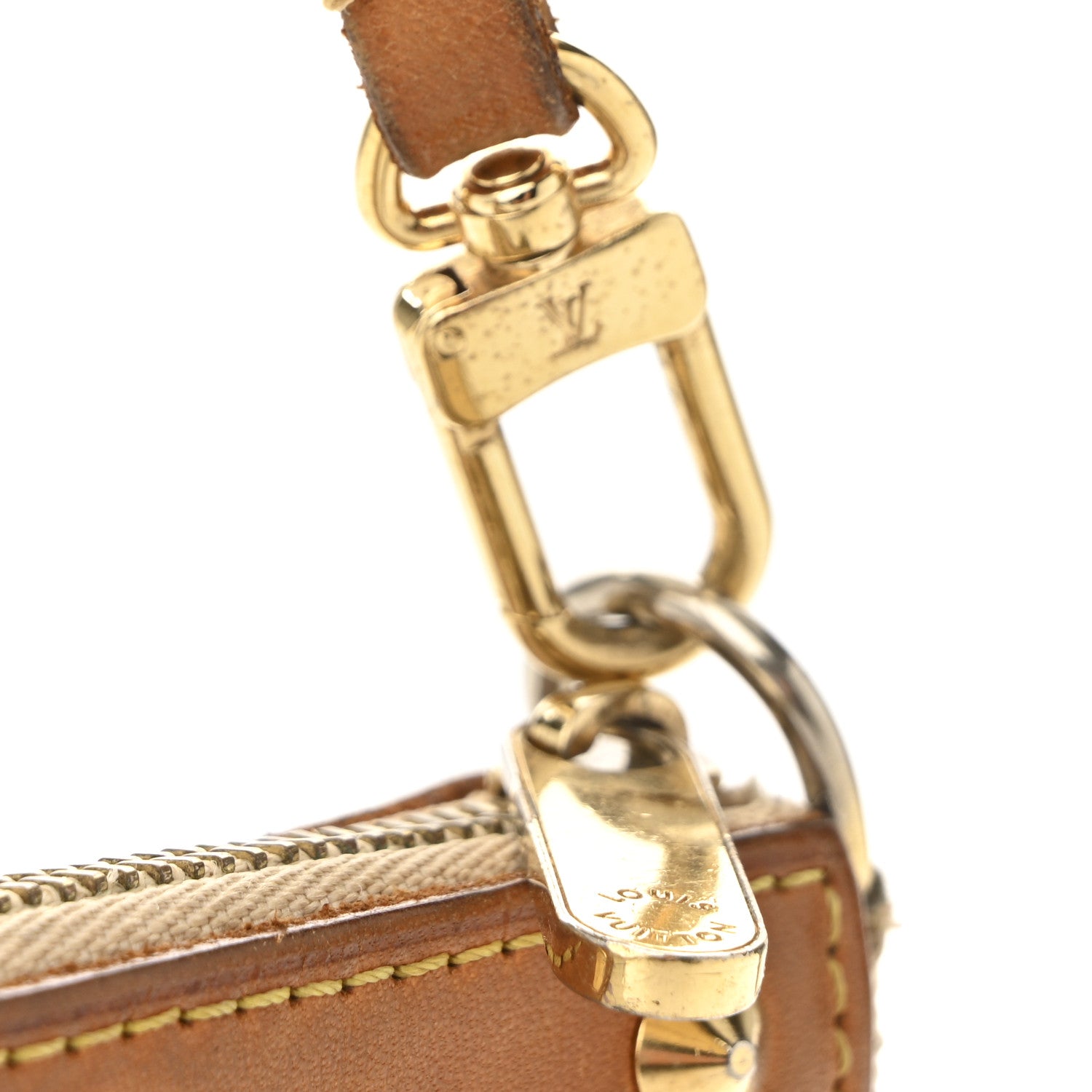 Louis Vuitton Monogram Multicolor Pochette Accessories White
