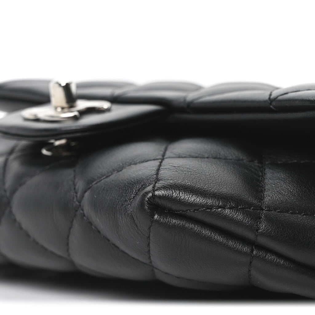 Chanel Calfskin Quilted CC Uniform Flap Belt Bag Black