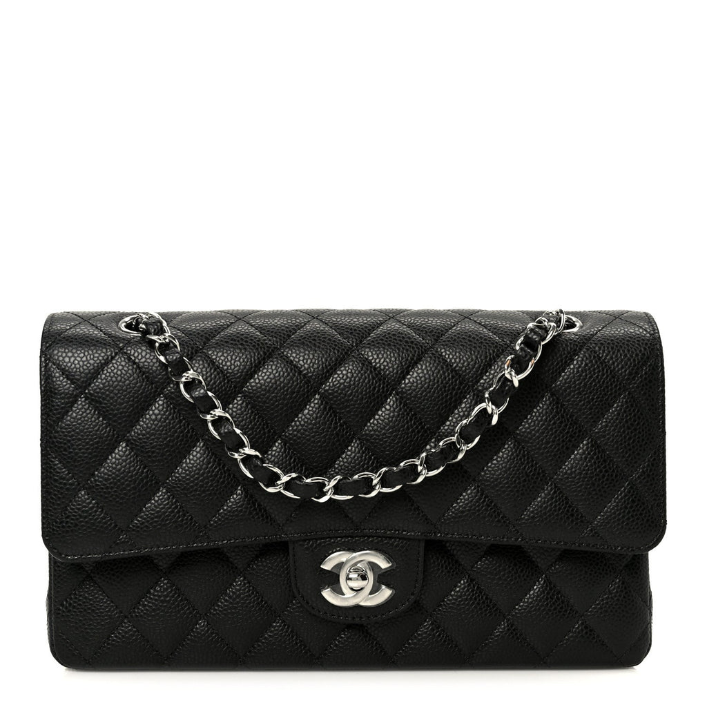 Chanel Caviar Quilted Medium Double Flap Black