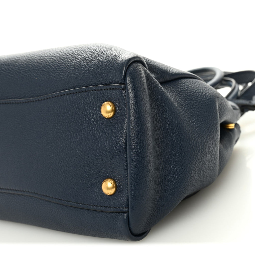 Prada Vitello Phenix Shopping Satchel Baltico