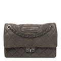 Chanel Washed Lambskin Jumbo Take Away Flap Grey