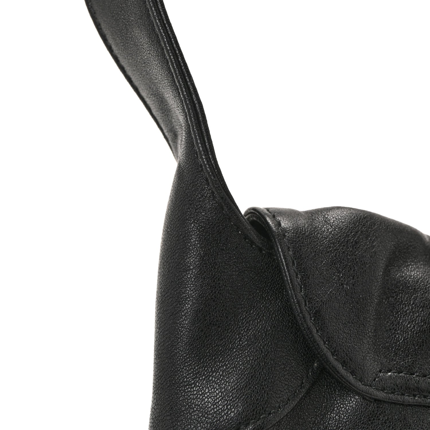 Gucci Goatskin Small GG Monochrome Aphrodite Shoulder Bag Black