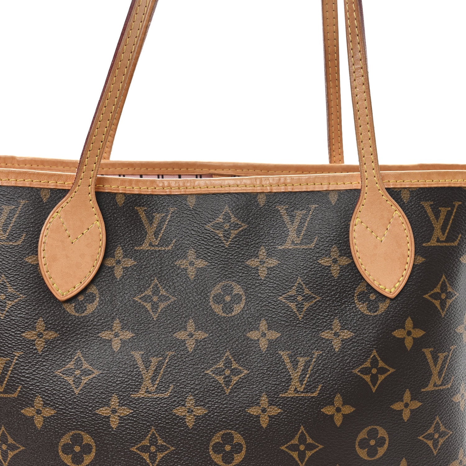 Louis Vuitton Monogram Neo Neverfull MM Rose Ballerine