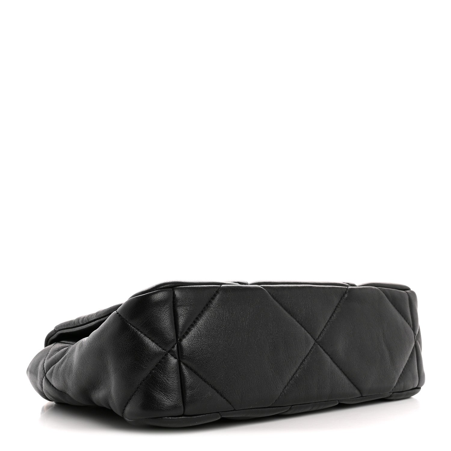 Chanel Lambskin Quilted Medium Chanel 19 Flap Black